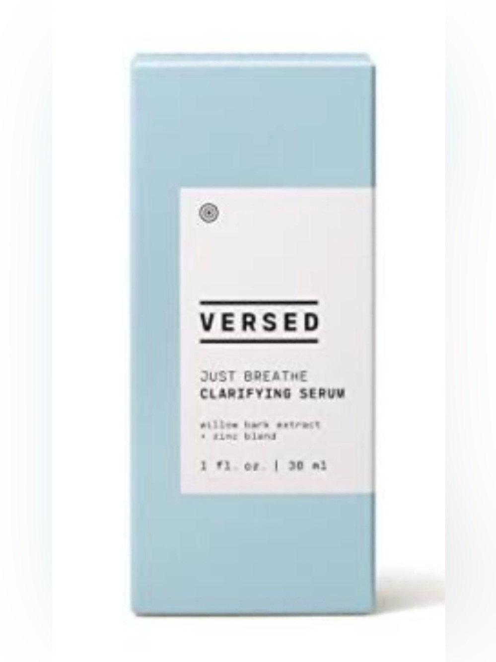 Versed Just Breathe Clarifying Serum — Light Blue